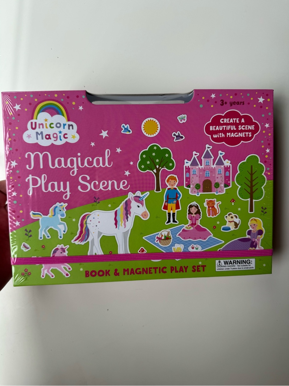 Magical Play Scene - Pink Book & Magnetic Play Set